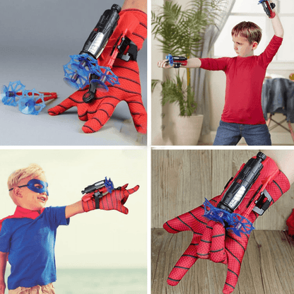 Set 2 Copë Spider-lodër për Fëmijë, Lodër Heroi me Kapje Objektesh