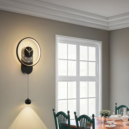 Orë Muri Dekoruese Elegante e Zezë për Ambient Modern