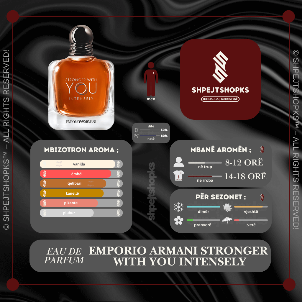 Emporio Armani Stronger With You Intensely, Eau de Parfum, 100ml