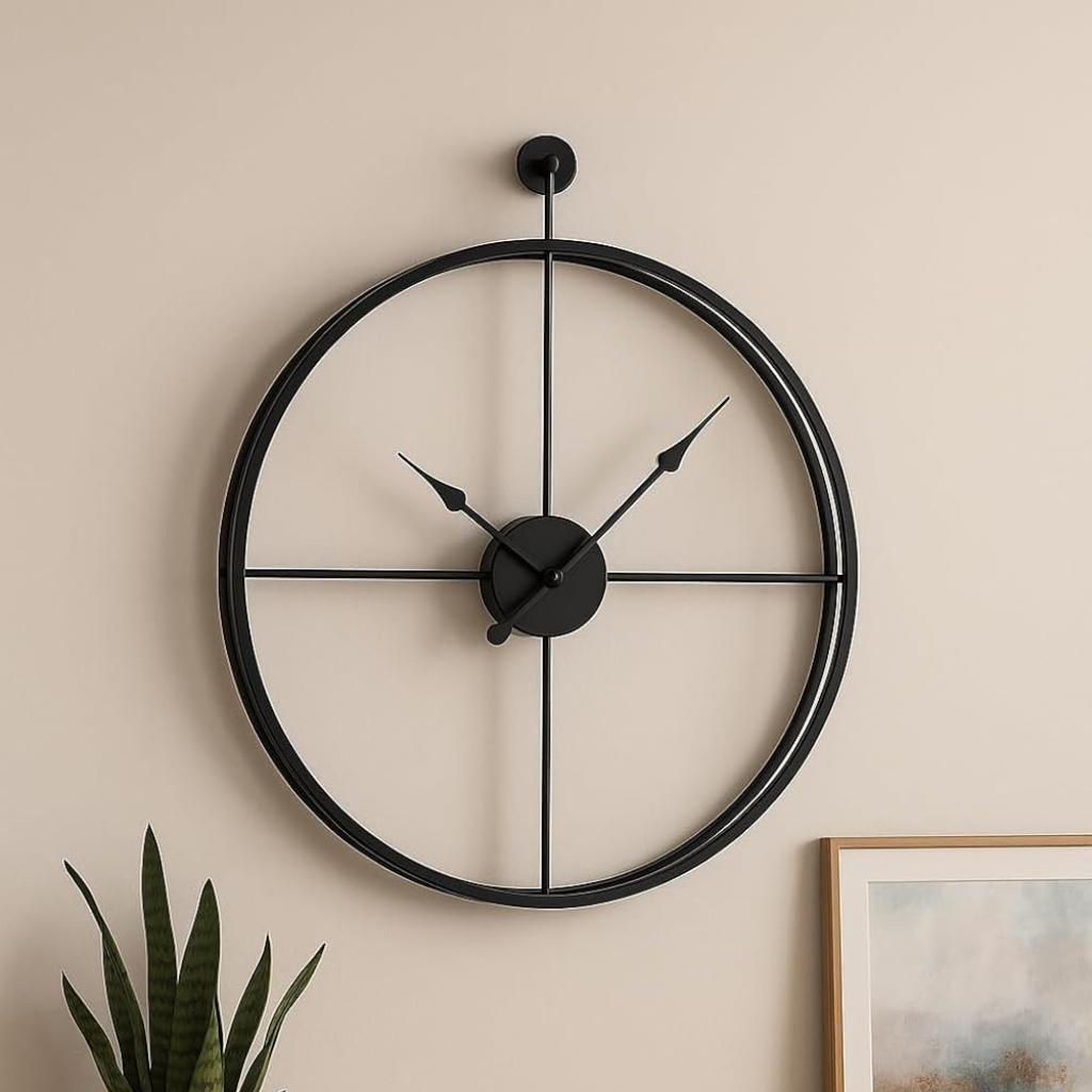 Orë Muri Toska e Zezë 60cm Stil Elegant