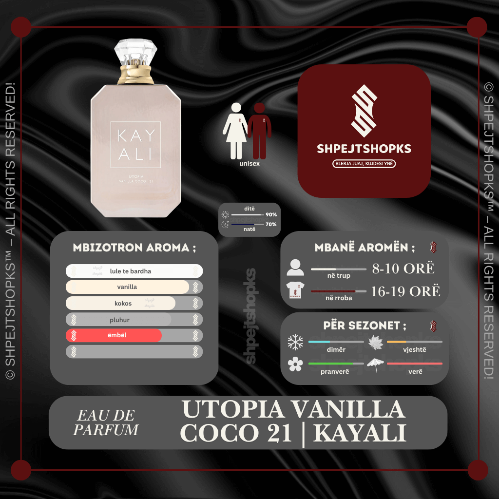 Kayali Utopia Vanilla Coco 21, Eau de Parfum, 100ml