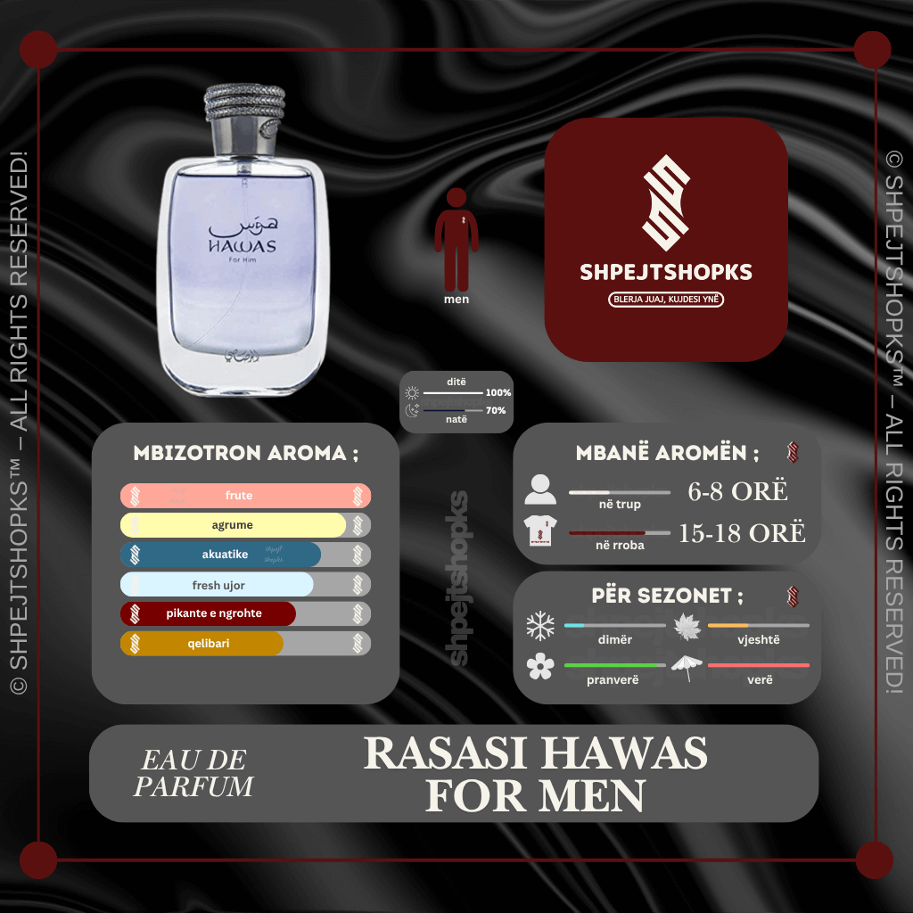 Rasasi Hawas For Him,  Eau de Parfum, 100ml
