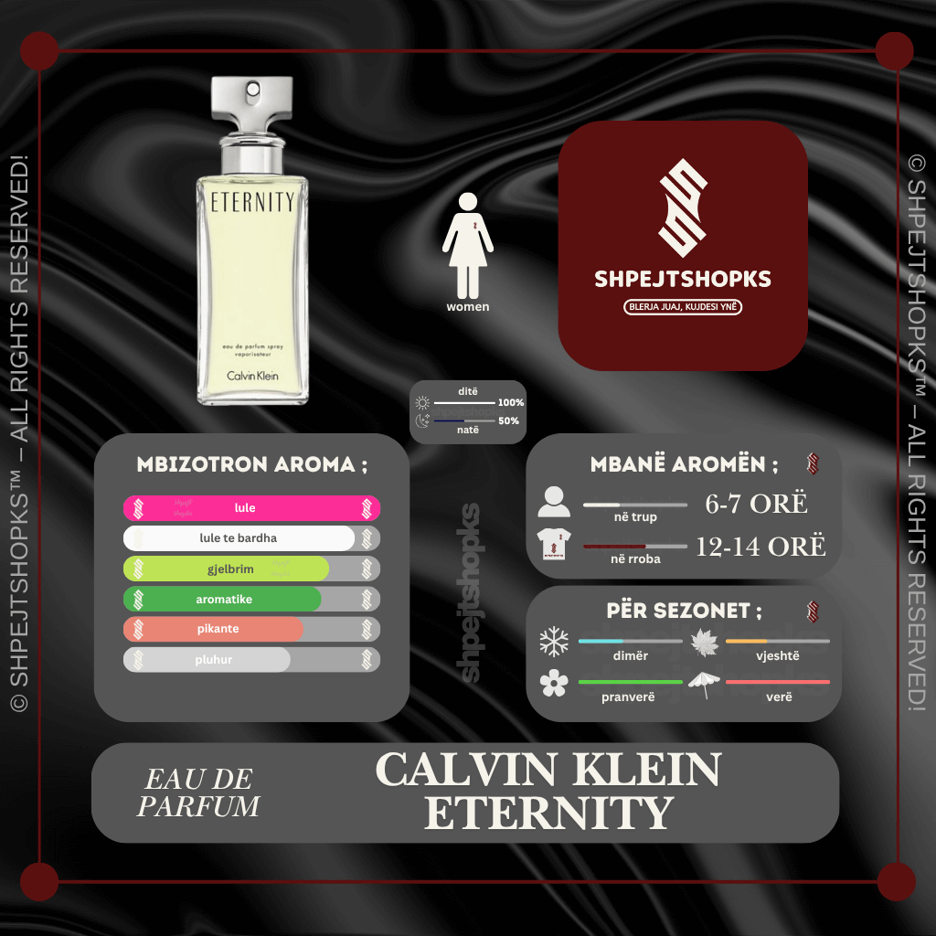 Calvin Klein Eternity, Eau de Parfum, 100ml
