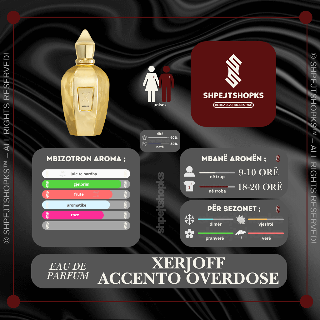 Xerjoff Accento Overdose, Eau de Parfum, 100ml