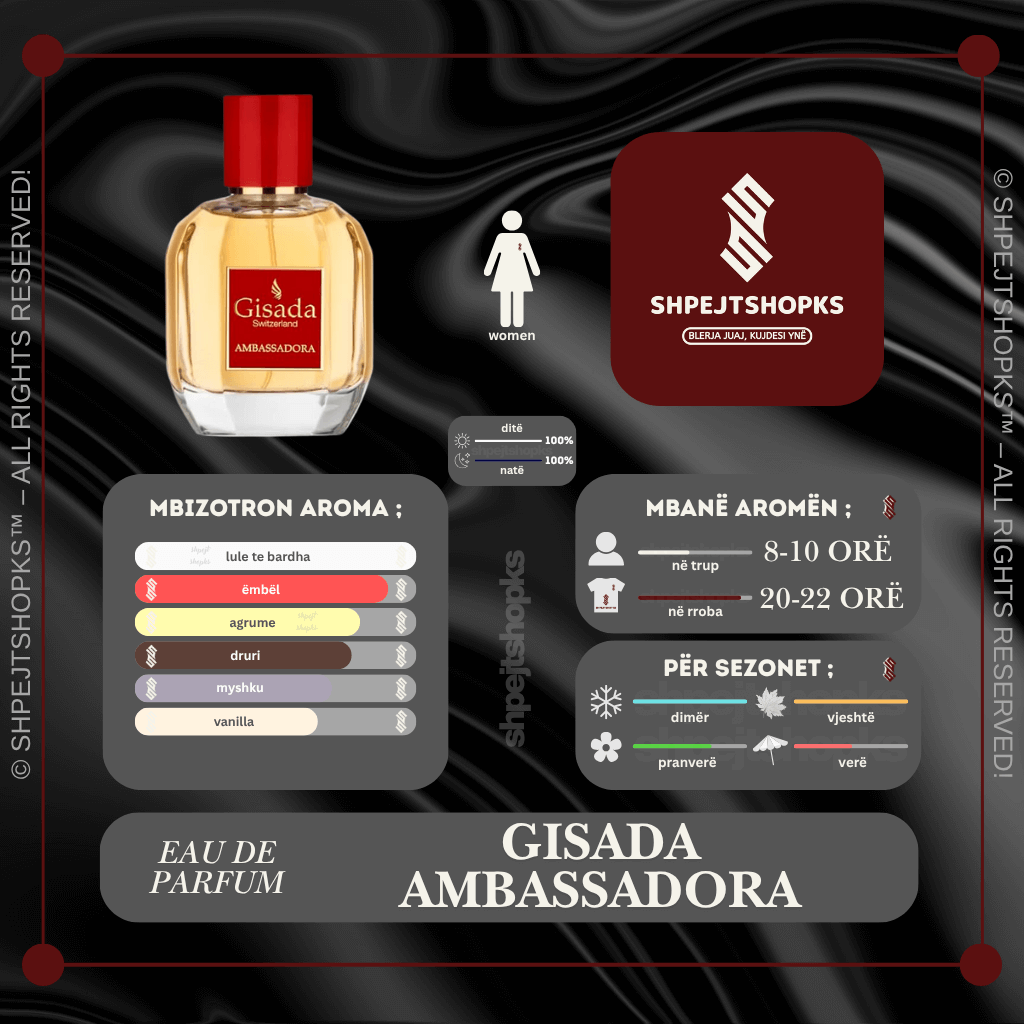 Gisada Ambassadora, Eau de Parfum, 100ml