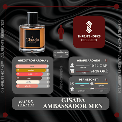 Gisada Ambassador Men, Eau de Parfum, 100ml