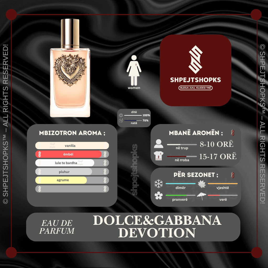 Dolce & Gabbana Devotion, Eau de Parfum, 100ml