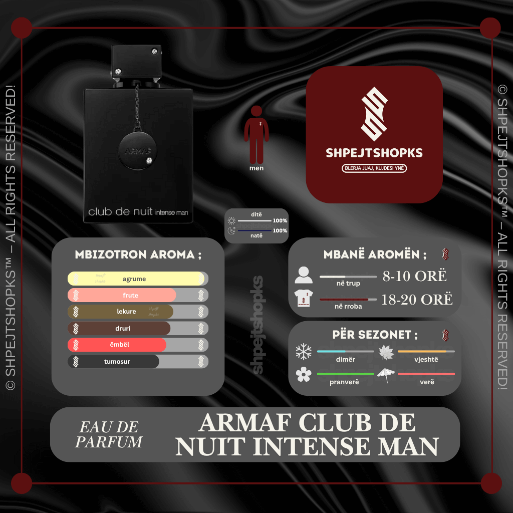 Armaf Club de Nuit Intense, Eau de Toilette, 100ml