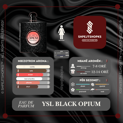 Yves Saint Laurent Black Opium, Eau de Parfum, 90ml
