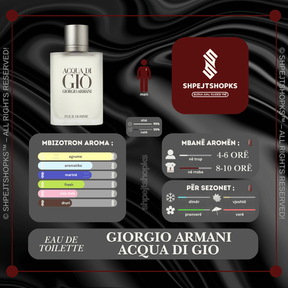 Giorgio Armani Acqua di Gio, Eau de Toilette, 100ml