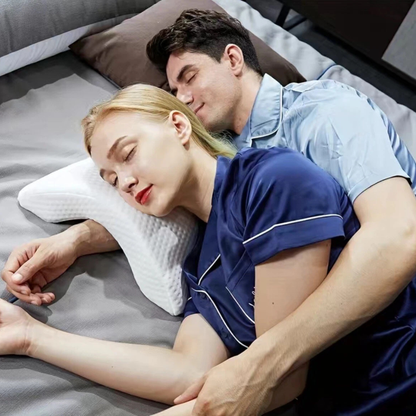 Jastëk Ortopedik për Qafë me Dizajn Ergonomik për Gjumin e Rehatshëm