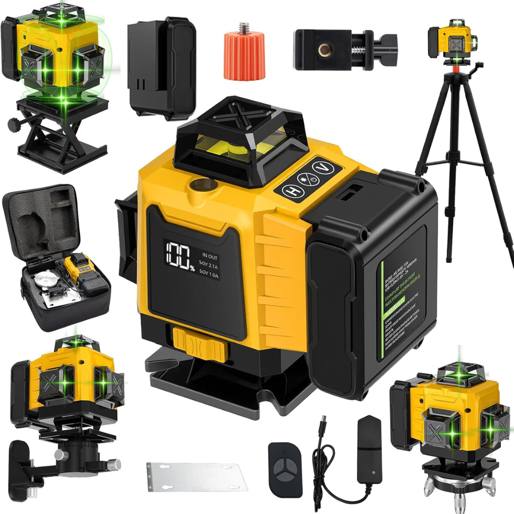 Laser Niveli Green me 16 Linja për Matje Precize