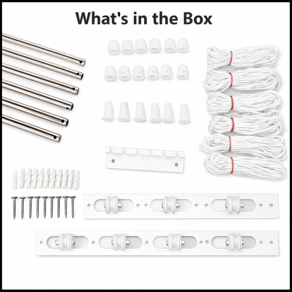 Tharëse Rrobash për Ballkon me Montim në Tavan