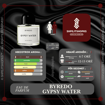 Byredo Gypsy Water, Eau de Parfum, 100ml