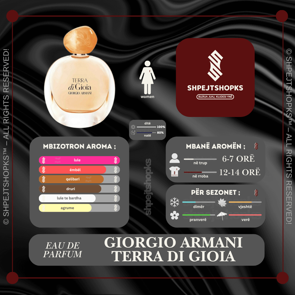 Giorgio Armani Terra di Gioia, Eau de Parfum, 100ml