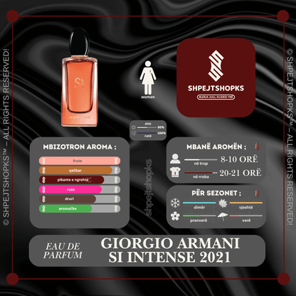 Giorgio Armani Si Intense,  Eau de Parfum, 100ml