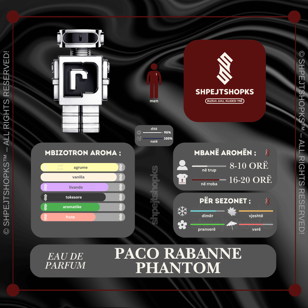 Paco Rabanne Phantom, Eau de Toilette, 100ml