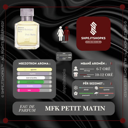 Maison Francis Kurkdjian Paris Petit Matin, Eau de Parfum, 100ml