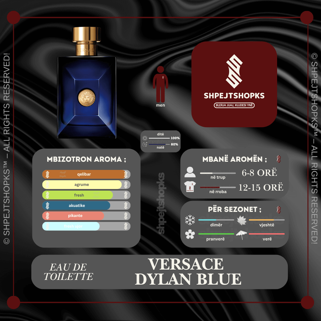 Versace Dylan Blue, Eau de Toilette, 100ml