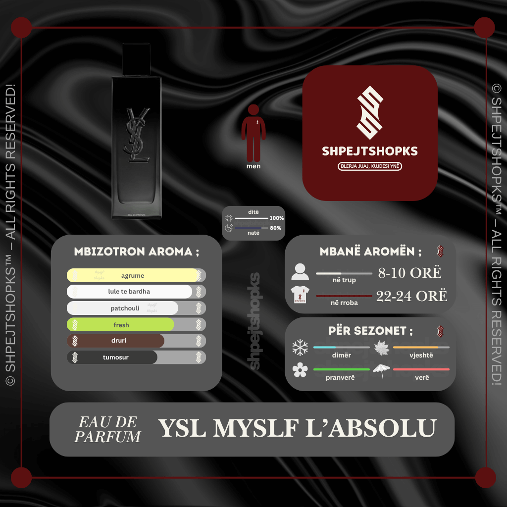 Yves Saint Laurent MYSLF L'ABSOLU, Eau De Parfum, 100ml