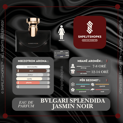 Bvlgari Splendida Jasmin Noir, Eau de Parfum, 100ml