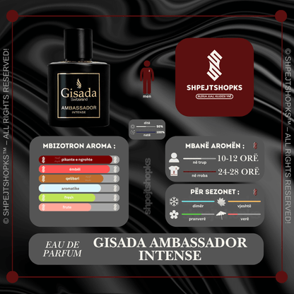 Gisada Ambassador Intense, Eau de Parfum, 100ml