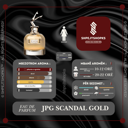 Jean Paul Gaultier Scandal Gold, Eau de Parfum, 80ml