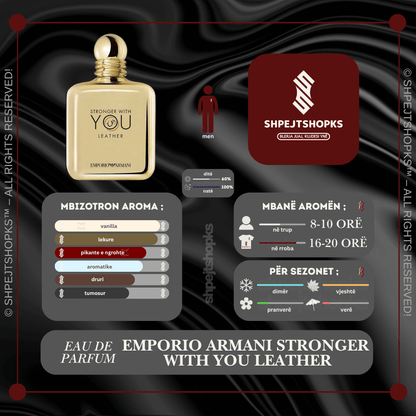 Emporio Armani Stronger With You Leather, Eau de Parfum, 100ml