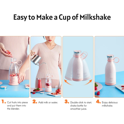 Mini Blender Elektrik për Smoothie dhe Pije të Freskëta