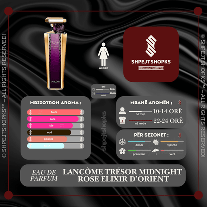 Lancome Tresor Midnight Rose Elixir D'Orient, Eau de Parfum, 50ml