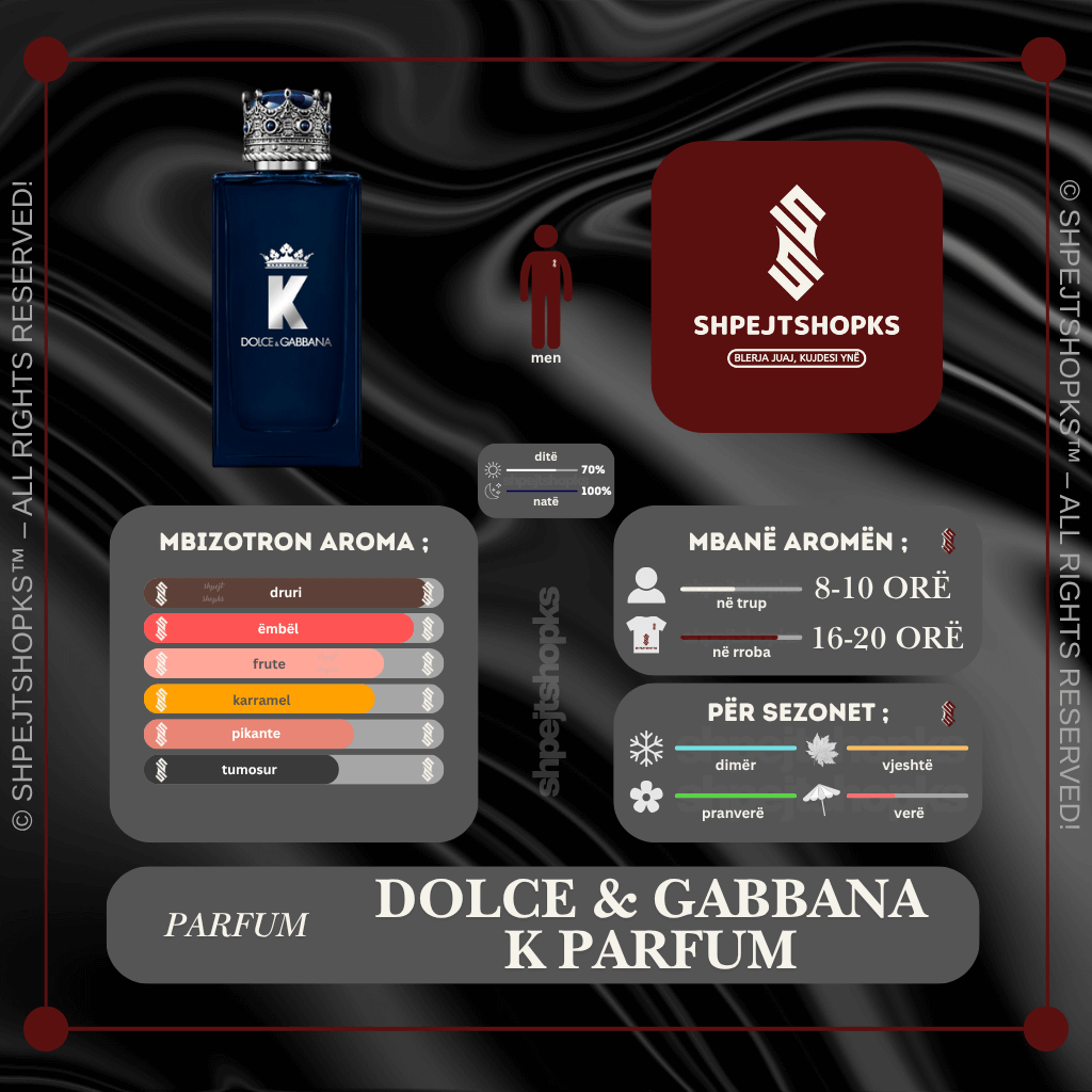 Dolce & Gabbana K , Eau de Parfum, 100ml