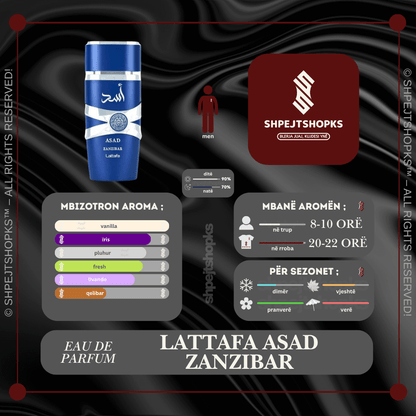 Lattafa Asad Zanzibar, Eau de Parfum, 100ml